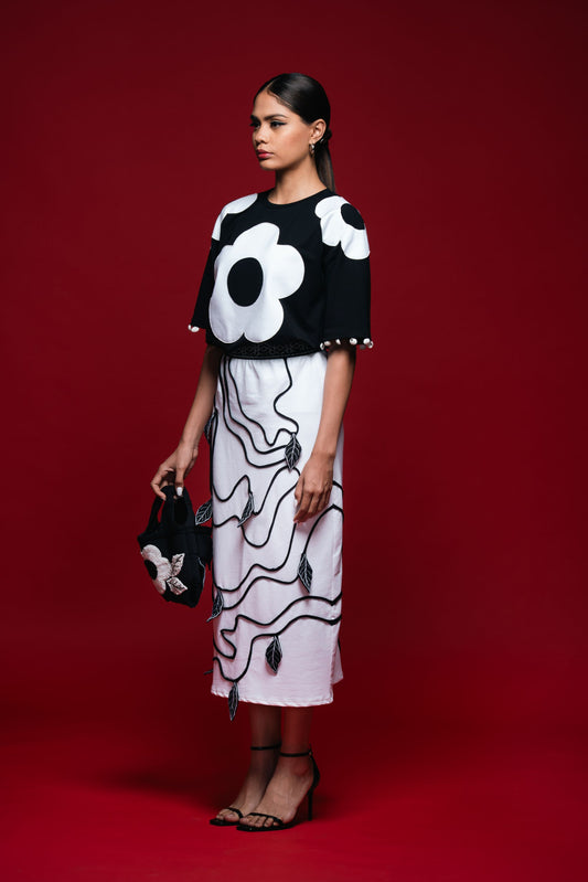 Monochrome Meadow Co-ord