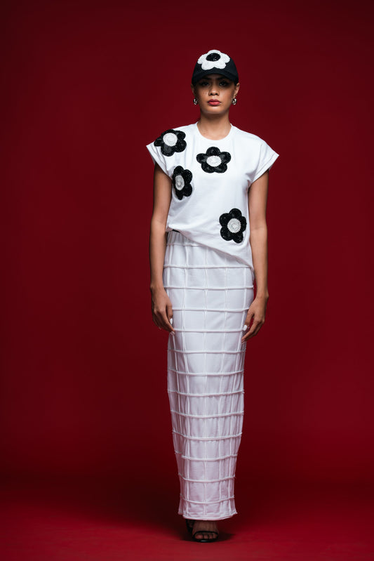 Bead Inlay Bloom Top