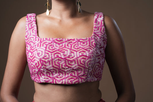 Structure Kaishin Beaded Blouse - Khushboo Haran Borkar