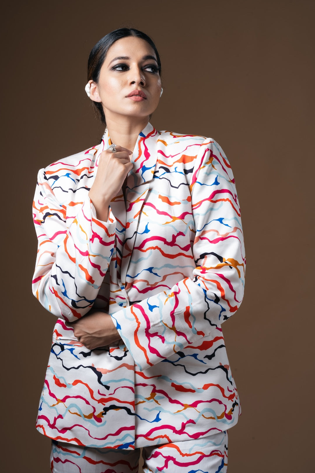 White Waves Pantsuit - Khushboo Haran Borkar