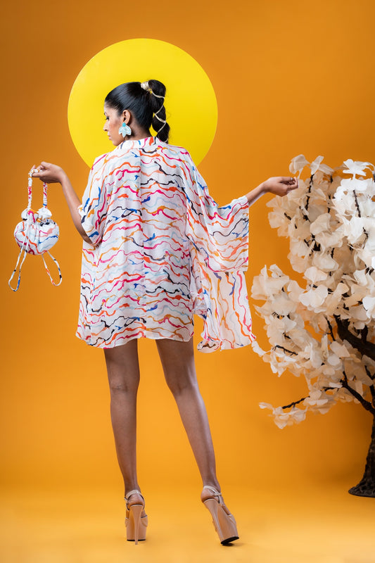 White Potli Style Bag - Khushboo Haran Borkar