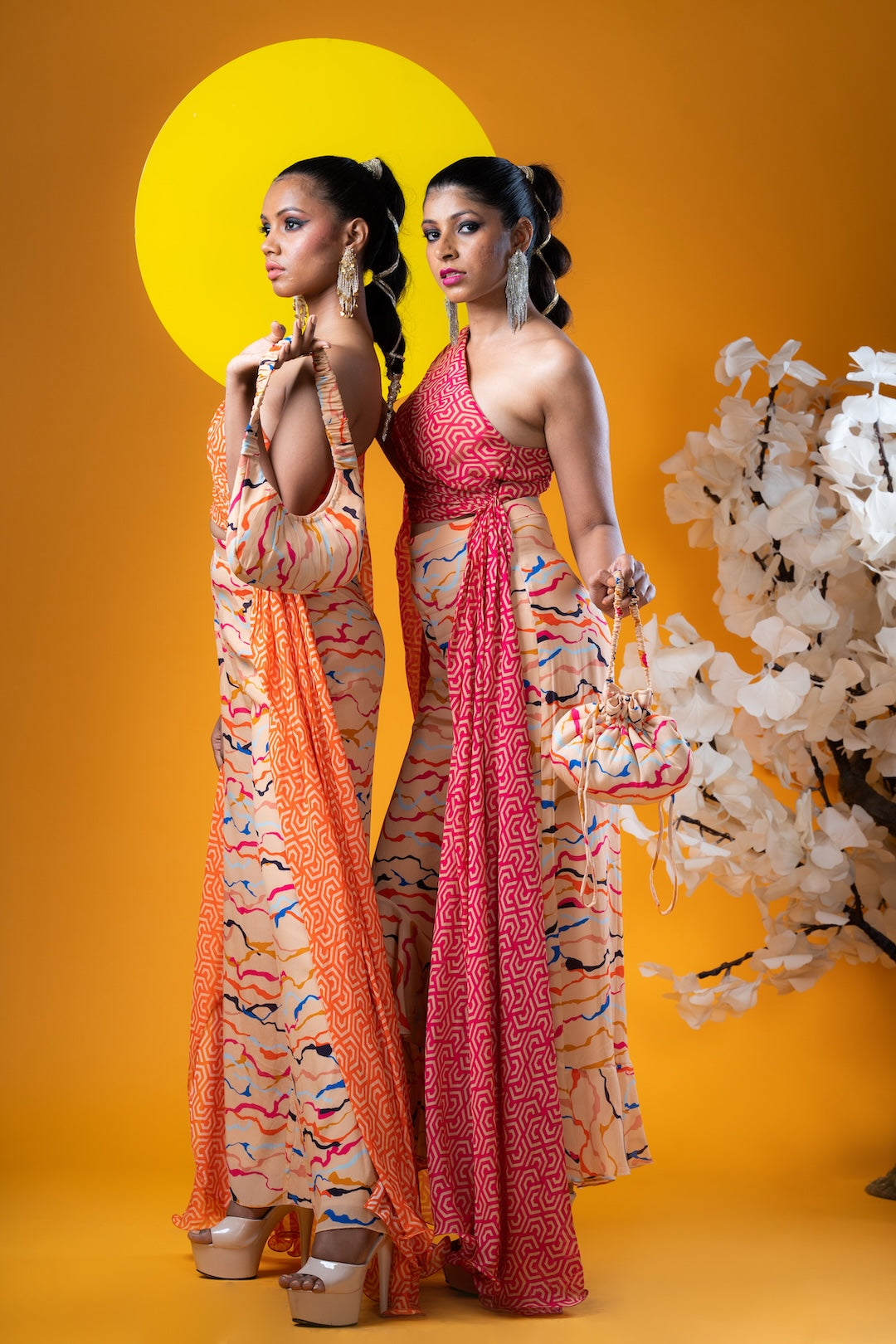 Cream Potli Style Bag - Khushboo Haran Borkar