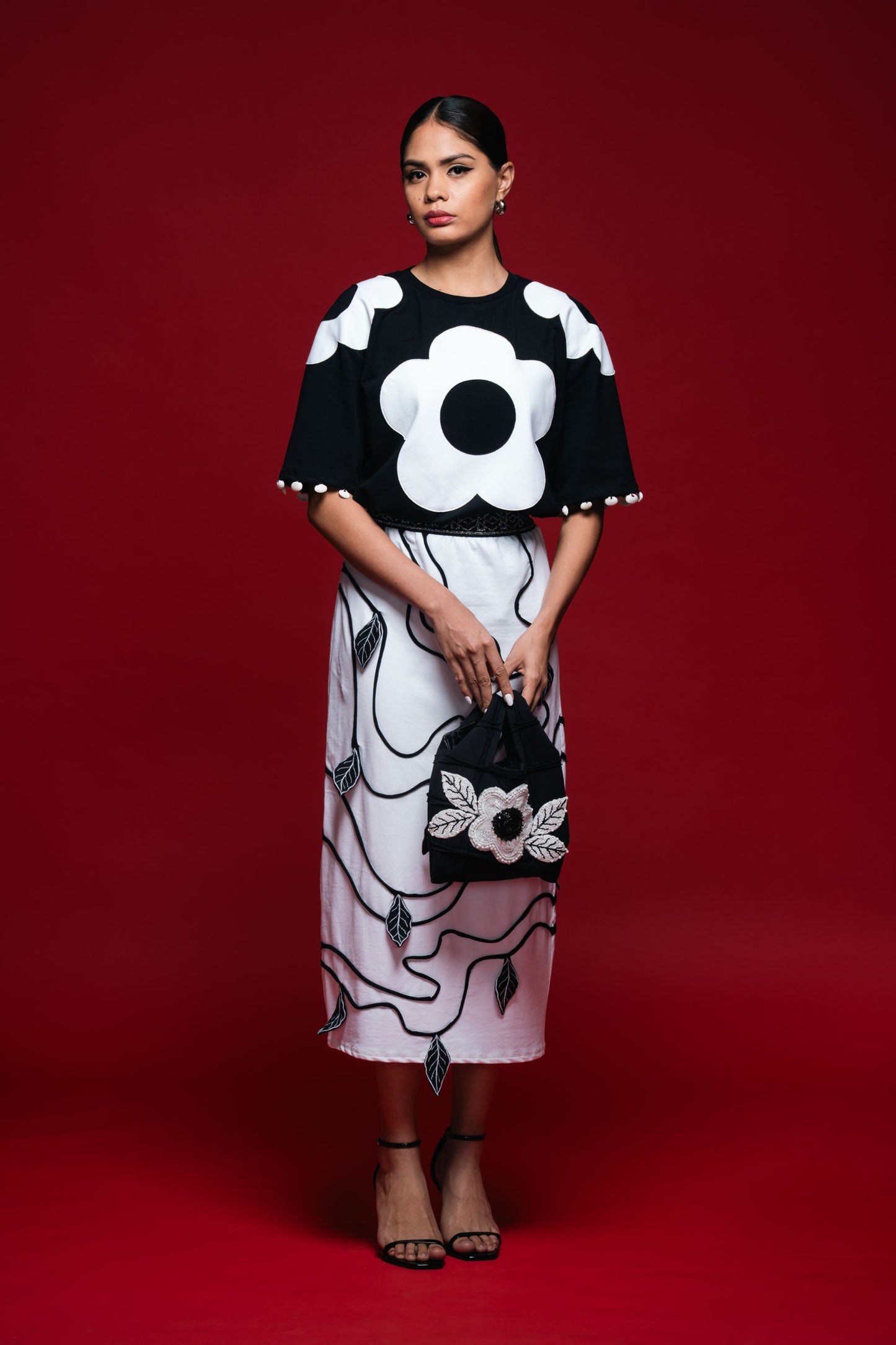 Monochrome Meadow Co-ord