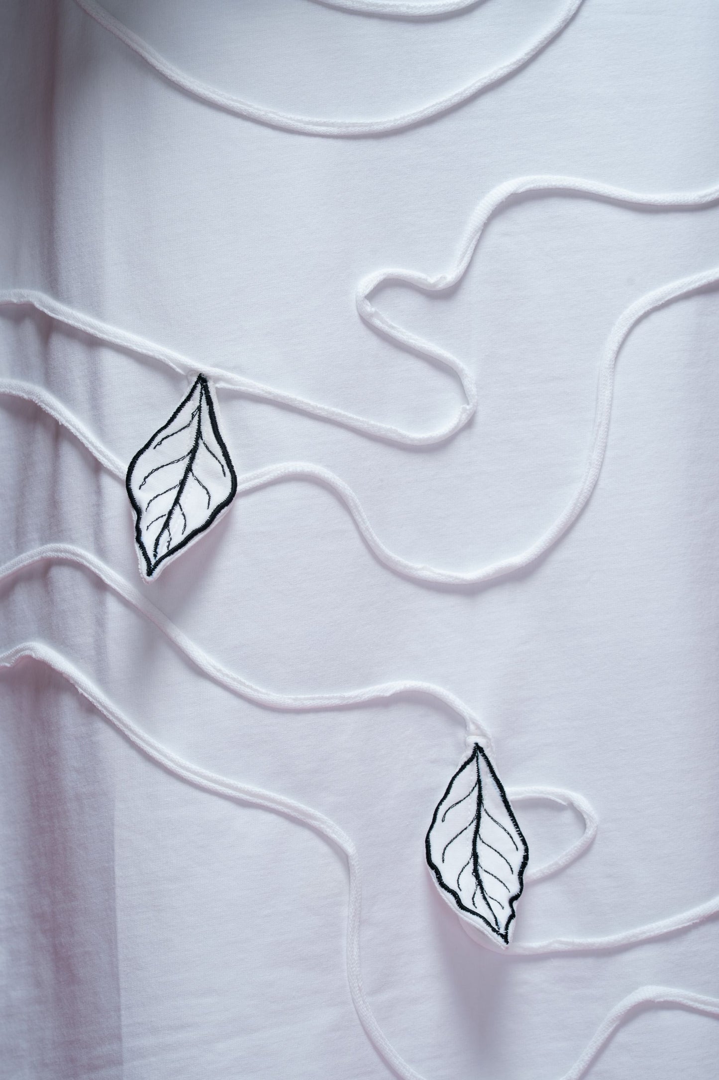 White Stemline Column Dress