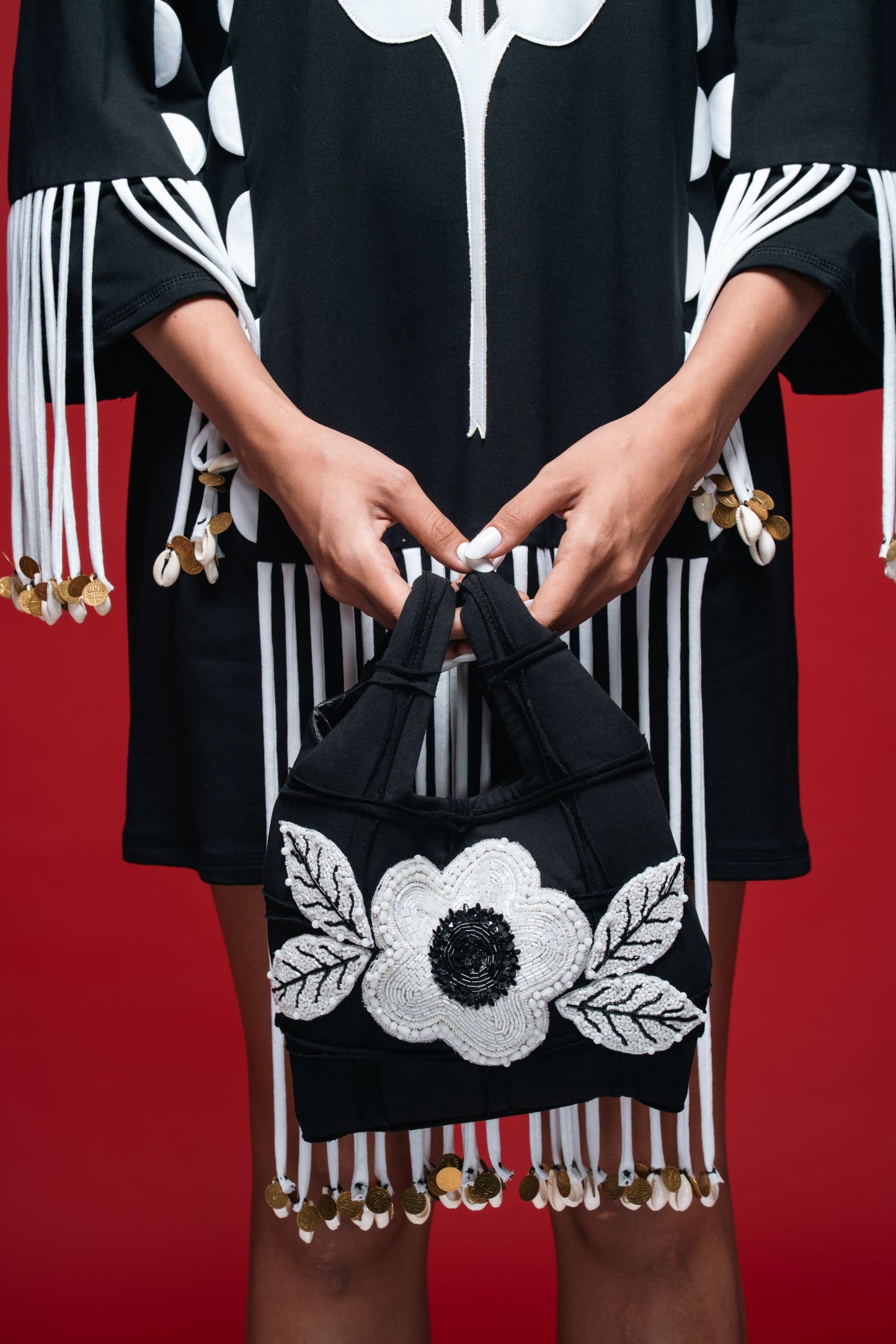 Dual Trellis Ornate Bag