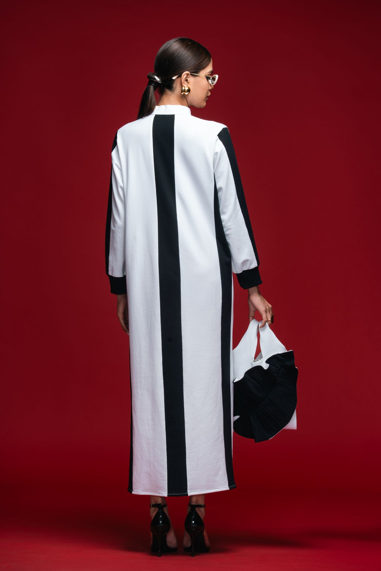 Quiet Intervals Monochrome Dress