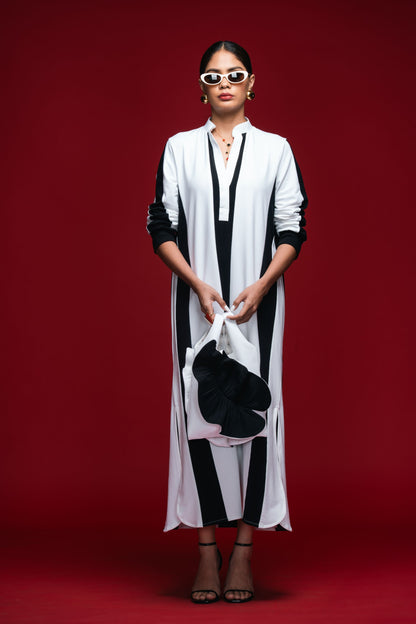 Quiet Intervals Monochrome Dress