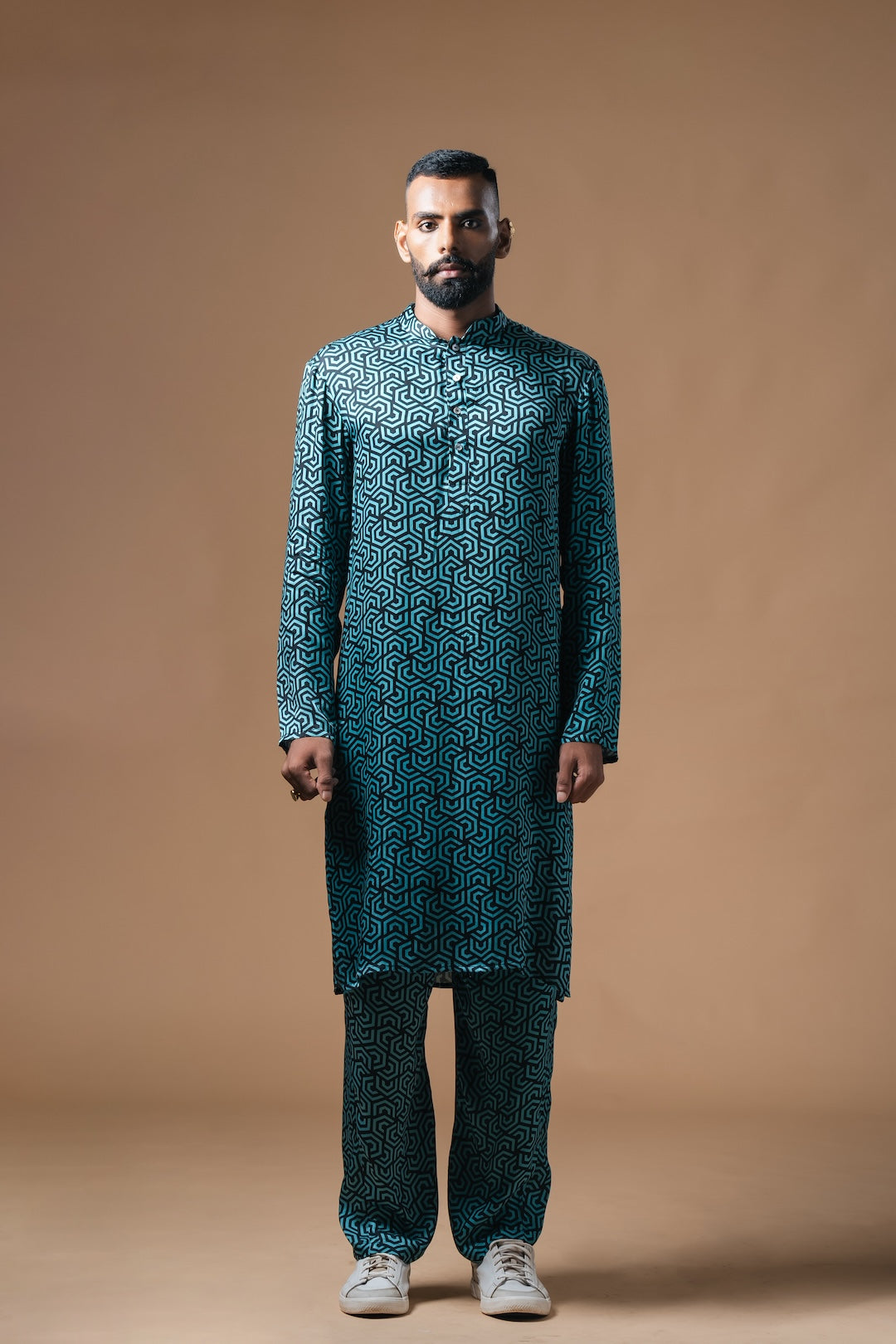 Geometric Print Kurta Set - Khushboo Haran Borkar