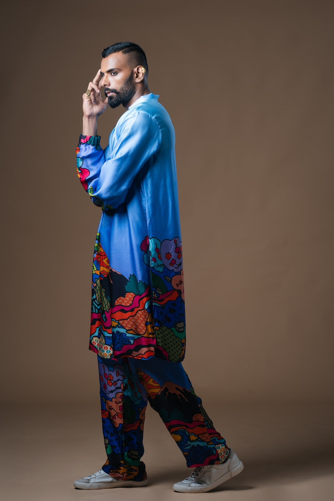 Multi Color Digital Print Kurta Set - Khushboo Haran Borkar