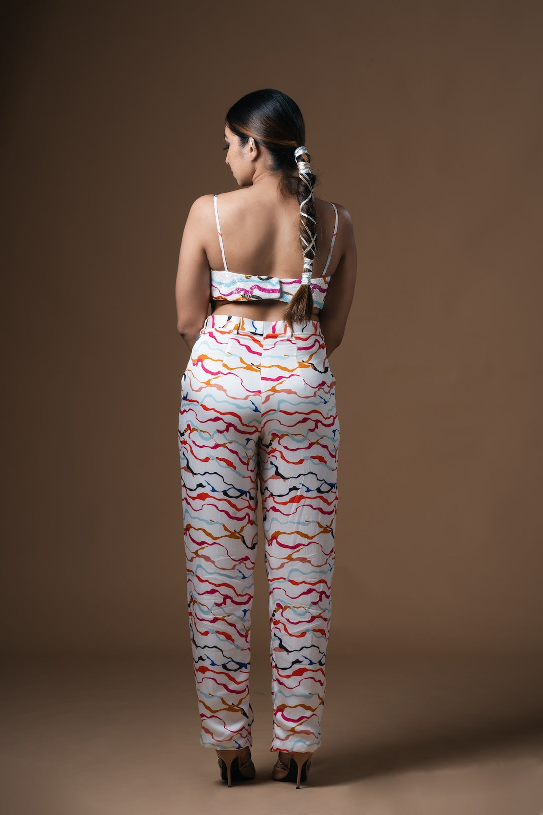 White Waves Pantsuit - Khushboo Haran Borkar